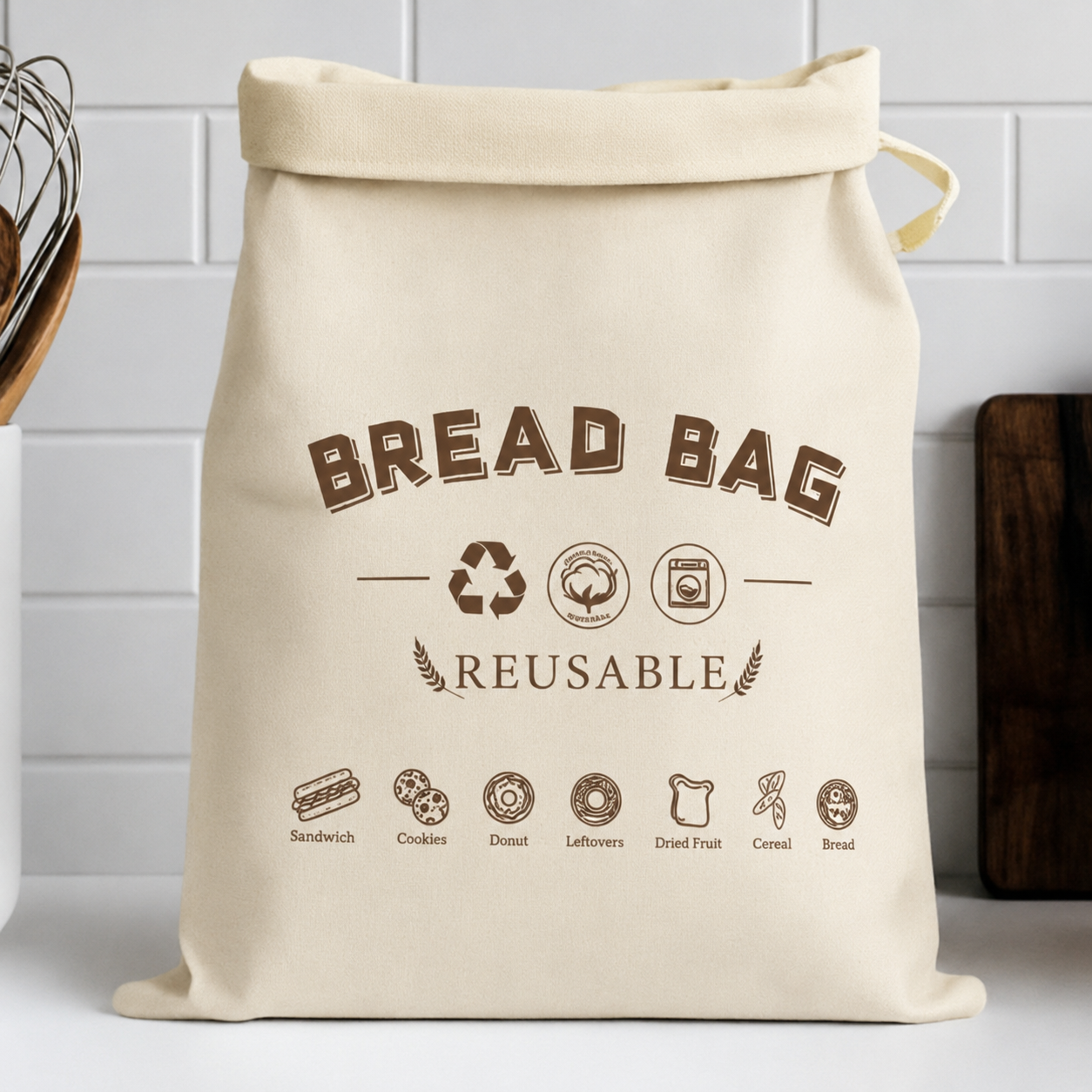 BrødFrisk™ – Bivoksbrødpose til Friskere Brød