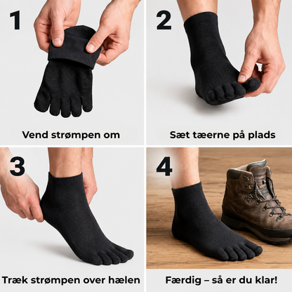VandreSkjold™ | Vandre- og Hverdagskomfort Sokker – Ingen Sved, Ingen Friktion, Ingen Vabler