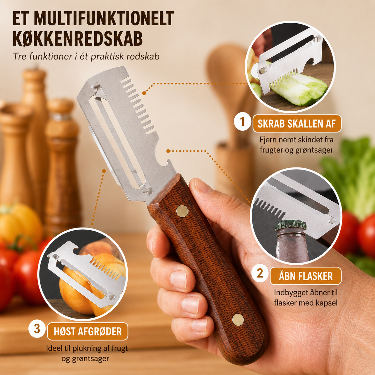 SkærSmart™ Duo - Skræl, skær & striml som en professionel