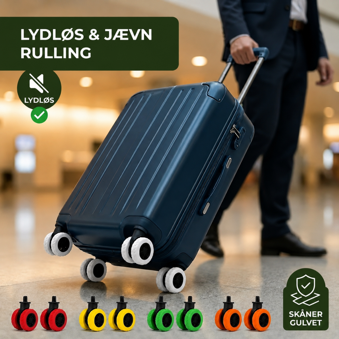 HjulSkyd™ - Beskyt dine kufferthjul og rejs uden bekymringer!