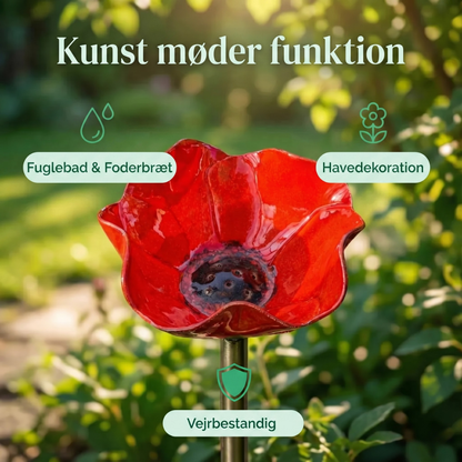 HaveFugl™ – Blomsterformet fuglebad