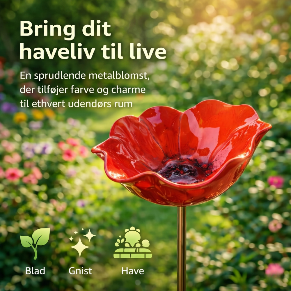 HaveFugl™ – Blomsterformet fuglebad