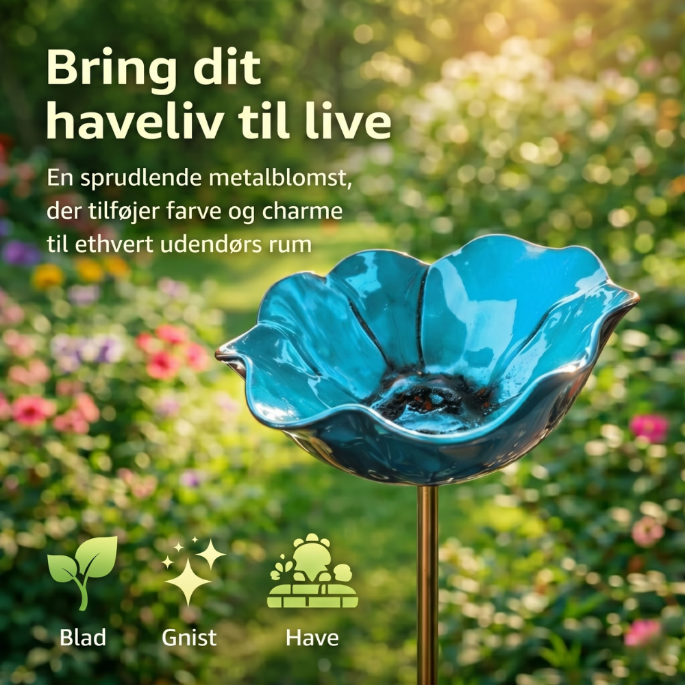 HaveFugl™ – Blomsterformet fuglebad