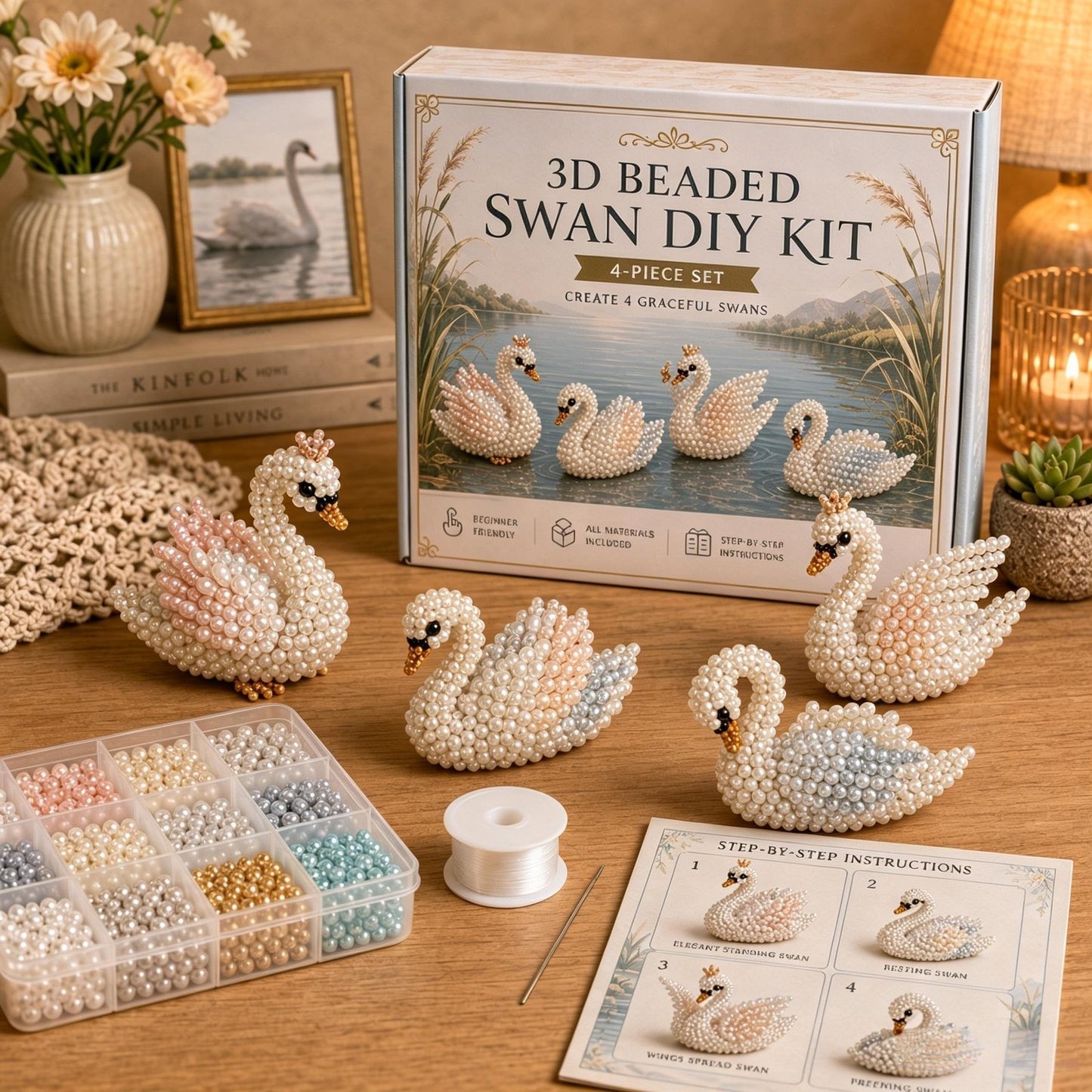 🧵✨ 3D-håndværkssæt med perler til dyr – en gennemtænkt, håndlavet gave