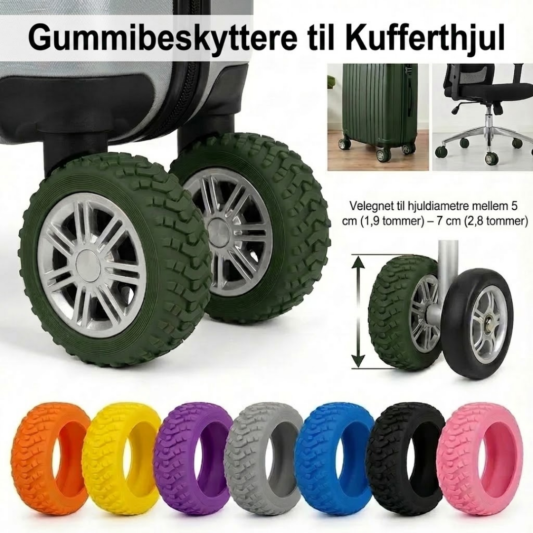 HjulSkyd™ - Beskyt dine kufferthjul og rejs uden bekymringer!