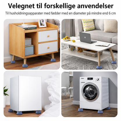 StøjStop™ – Vibrationsdæmpende puder til vaskemaskiner og husholdningsapparater