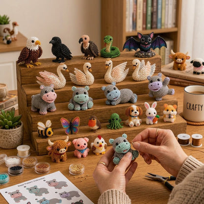 🧵✨ 3D-håndværkssæt med perler til dyr – en gennemtænkt, håndlavet gave
