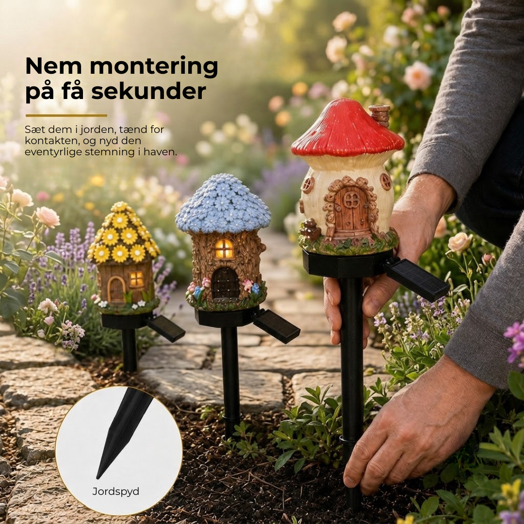 AftenGlød™ | Solcellelampen din have har manglet