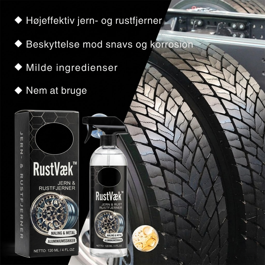 OxiFri™ Jern & Rustfjerner spray til bil og metaloverflader