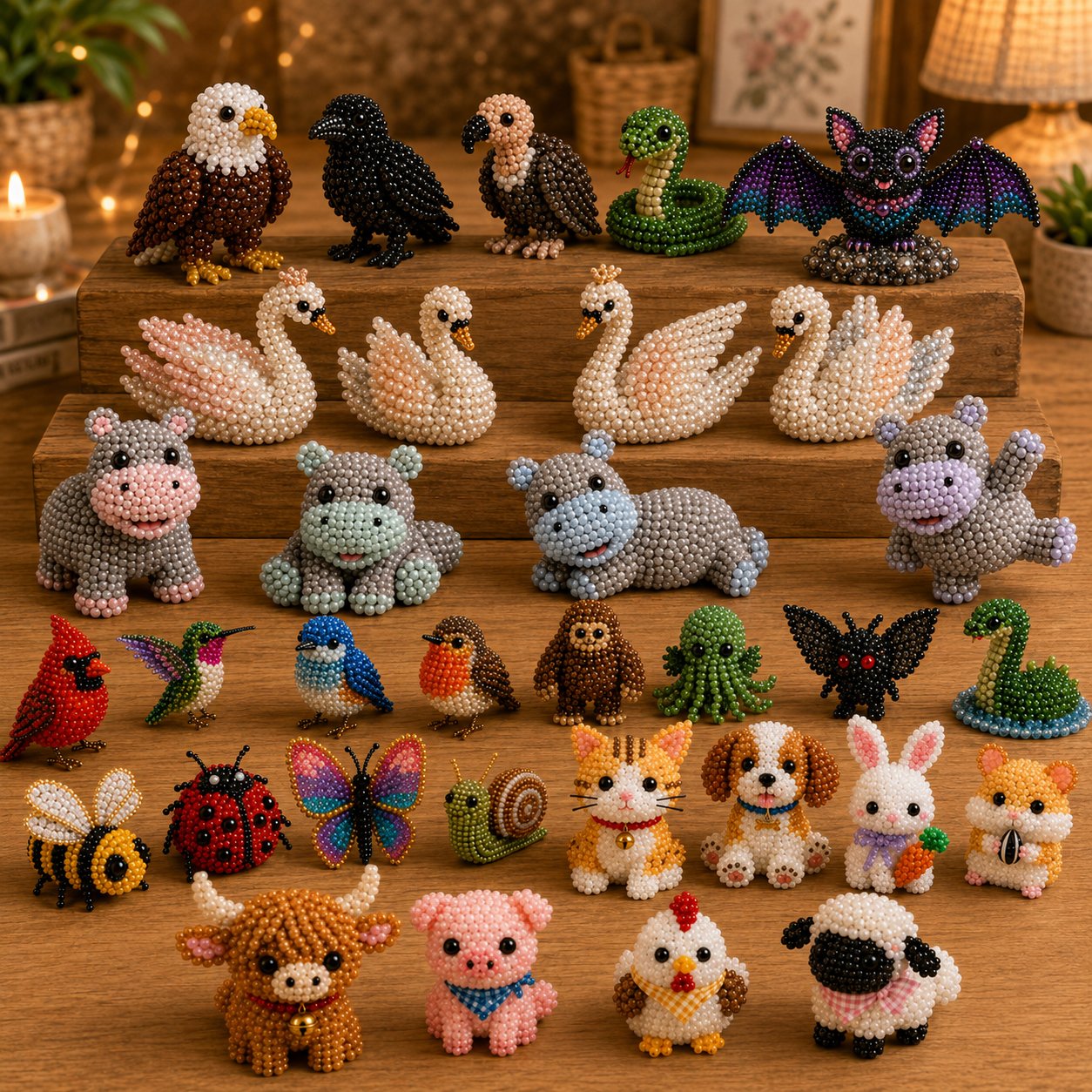 🧵✨ 3D-håndværkssæt med perler til dyr – en gennemtænkt, håndlavet gave