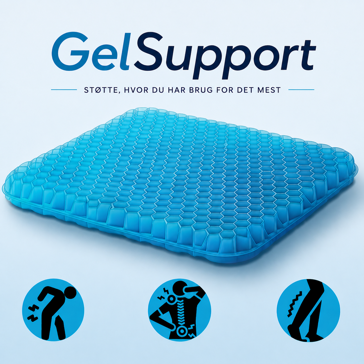 GelSupport™ - Ergonomisk Sædepude