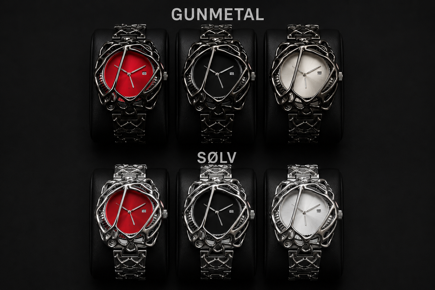 Mørkur™ Skulpturelt Armbåndsur