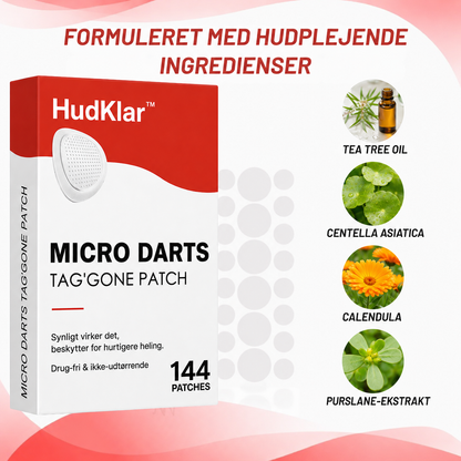 HudKlar™ | Målrettede mikronåleplastre til hudvorter og små hudknopper