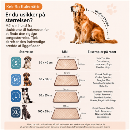 KøleRo™ Gel fri Selvafkølende Kølemåtte til Hunde