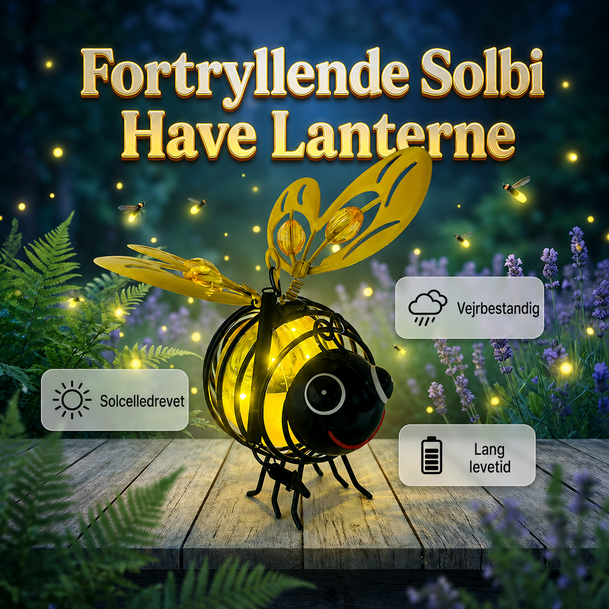 LysBi™ Solcelle-Bi til Ophæng