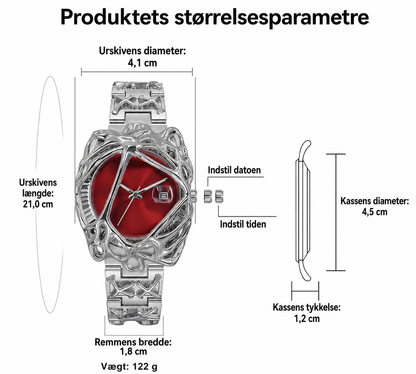 Mørkur™ Skulpturelt Armbåndsur