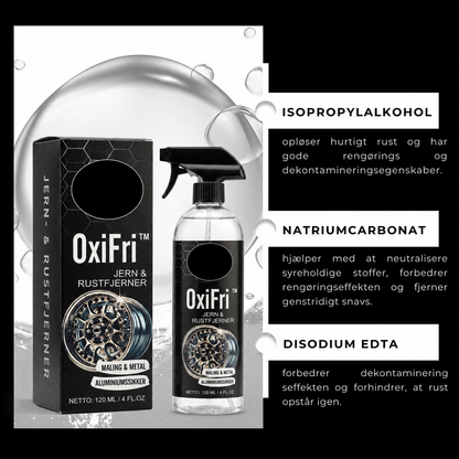 OxiFri™ Jern & Rustfjerner spray til bil og metaloverflader