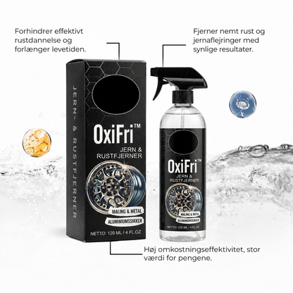 OxiFri™ Jern & Rustfjerner spray til bil og metaloverflader