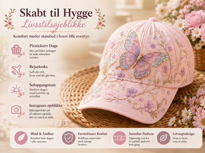 LuneRo™ – Broderet Naturkasket Til Solrige Dage