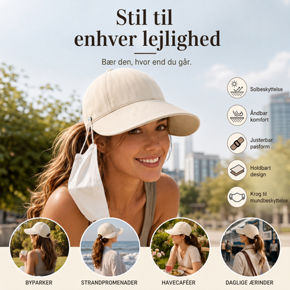 SolYnde™ – Foldbar Solkasket med UV-Beskyttelse