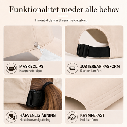 SolYnde™ – Foldbar Solkasket med UV-Beskyttelse