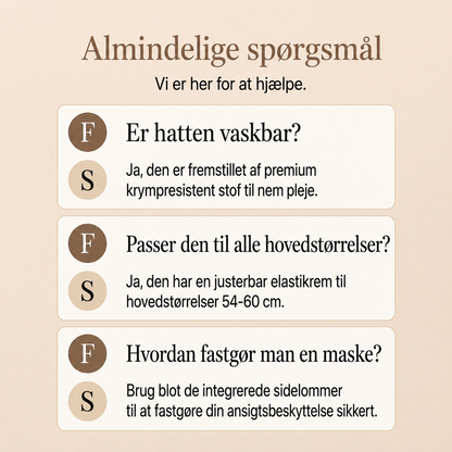 SolYnde™ – Foldbar Solkasket med UV-Beskyttelse