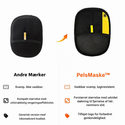 PelsMaske™ — Det sidste redskab mod dyrehår du nogensinde får brug for