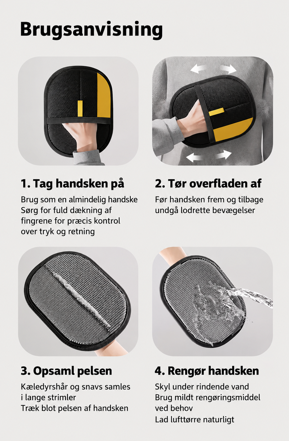 PelsMaske™ — Det sidste redskab mod dyrehår du nogensinde får brug for