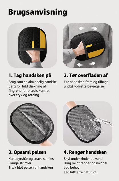 PelsMaske™ — Det sidste redskab mod dyrehår du nogensinde får brug for