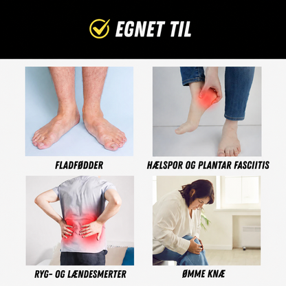 VitalStep™ – Ergonomiske Indlægssåler Til Hælspore, Fodsmerter & Ømme Fødder