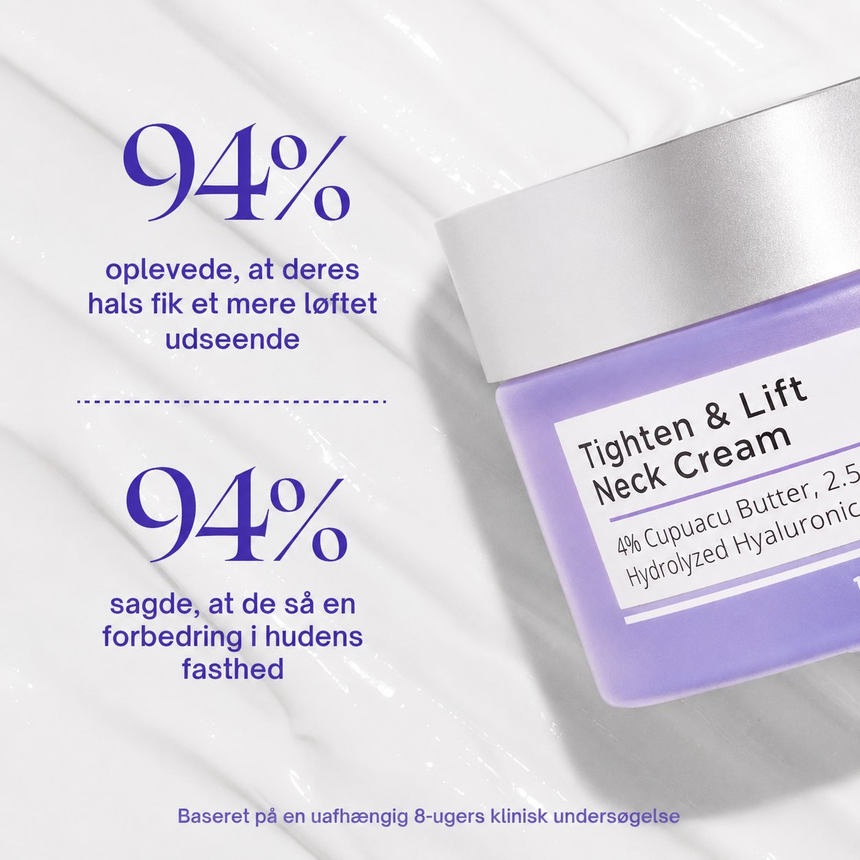NeckLift™ Firming Cream – Opstrammende Halscreme Mod Slap Hud & Dobbelthage