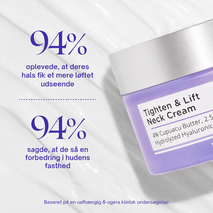 NeckLift™ Firming Cream – Opstrammende Halscreme Mod Slap Hud & Dobbelthage