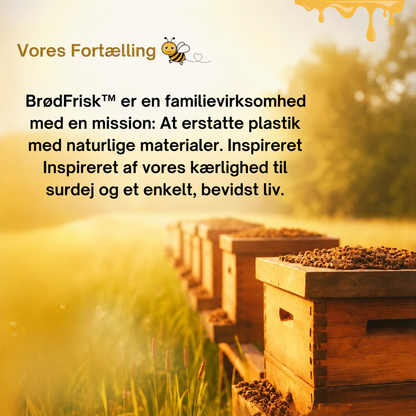 BrødFrisk™ – Bivoksbrødpose til Friskere Brød