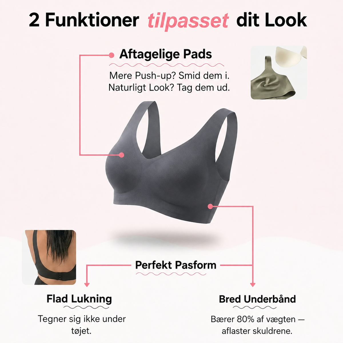 Siluva™ – Sømløs Premium BH