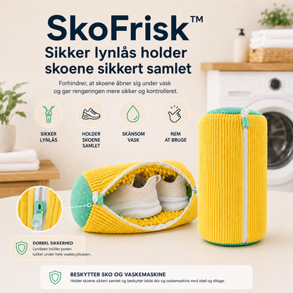 SkoFrisk™ – Vask sko nemt i vaskemaskinen.