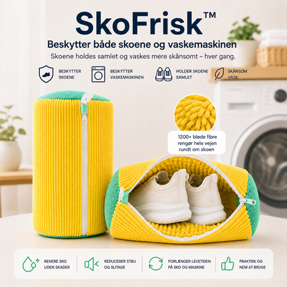 SkoFrisk™ – Vask sko nemt i vaskemaskinen.