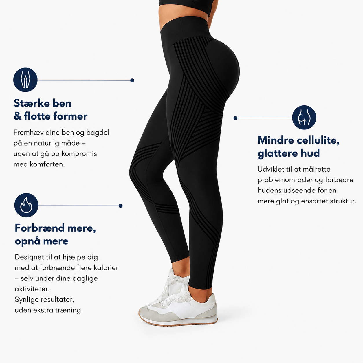 StramForm™ | Leggings der aktivt arbejder mod cellulite