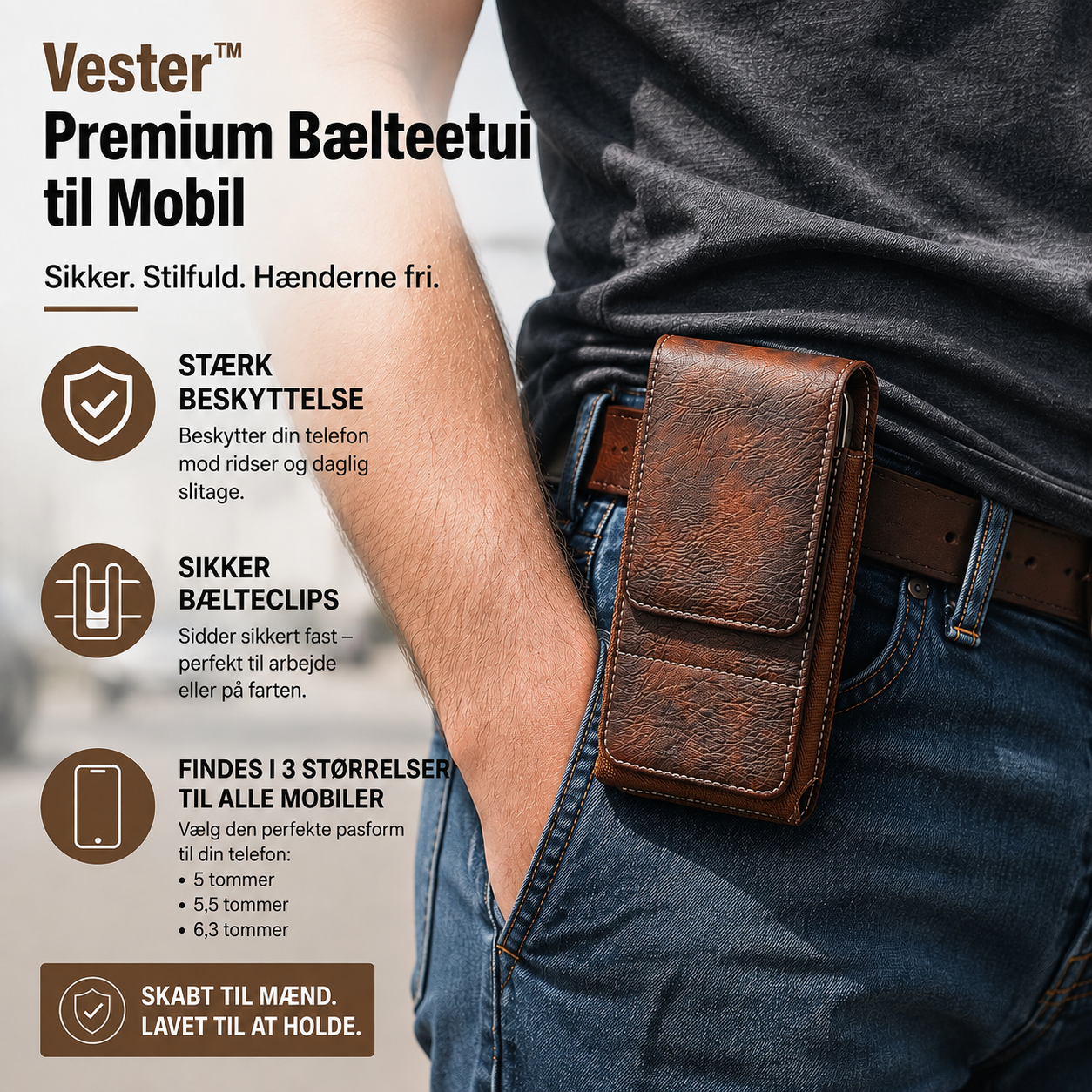Vester™ Premium Bælteetui til Smartphone