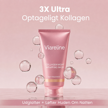 Viareline™ – Koreansk Kollagenmaske med Intens Fugt, Glød & Fastere Hud