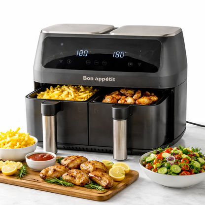 Airfryer 8,0 Liter – Sprøde Resultater med Op til 80 % Mindre Olie