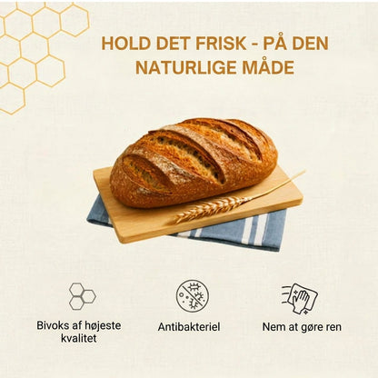 BrødFrisk™ – Bivoksbrødpose til Friskere Brød