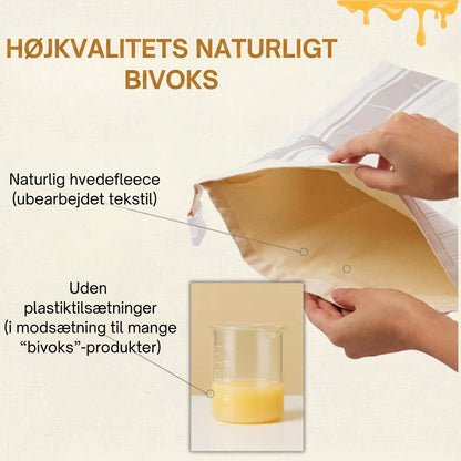 BrødFrisk™ – Bivoksbrødpose til Friskere Brød
