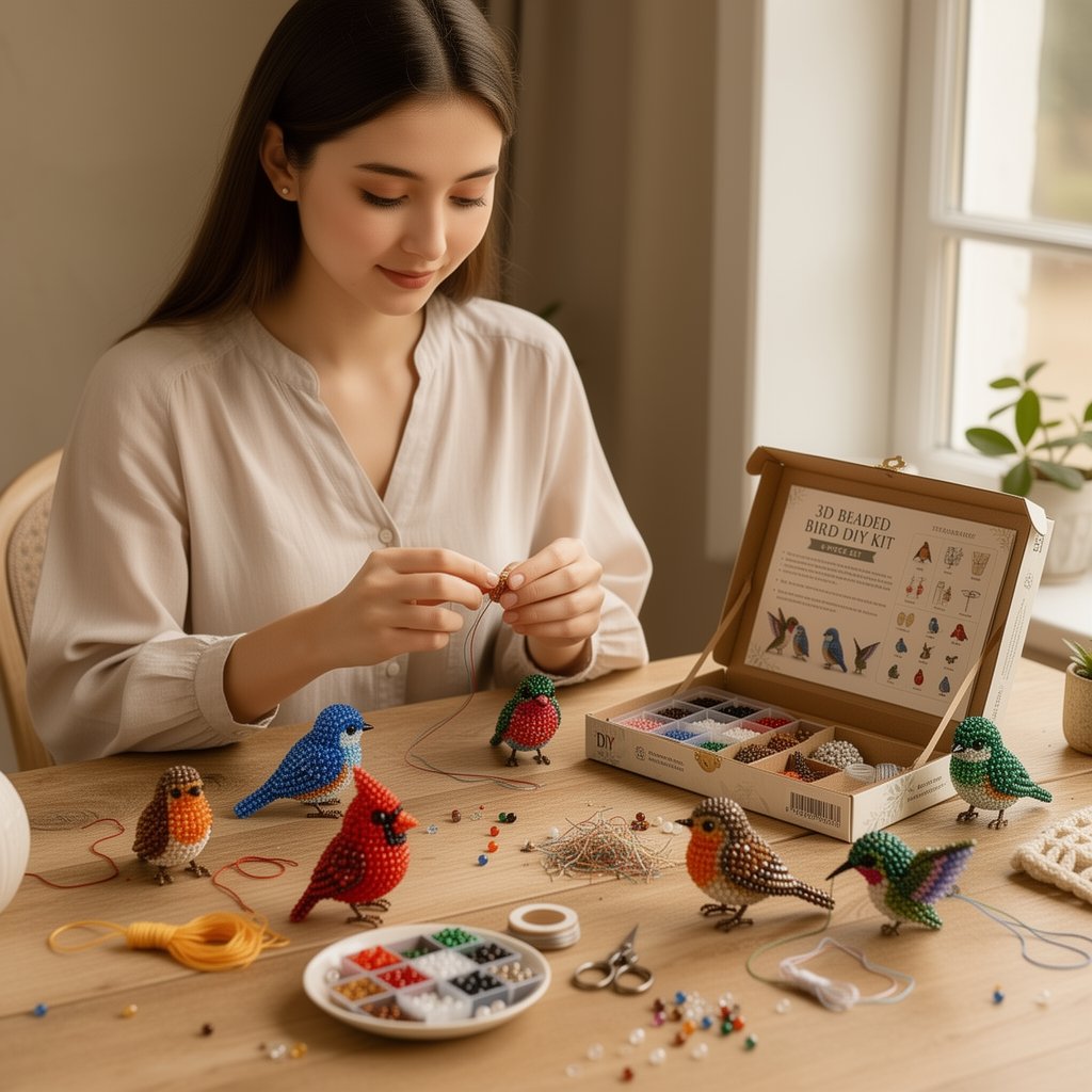 🧵✨ 3D-håndværkssæt med perler til dyr – en gennemtænkt, håndlavet gave
