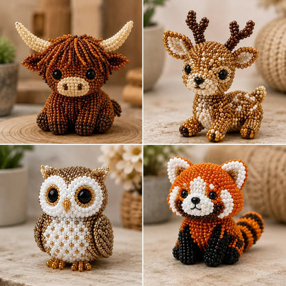 🧵✨ 3D-håndværkssæt med perler til dyr – en gennemtænkt, håndlavet gave