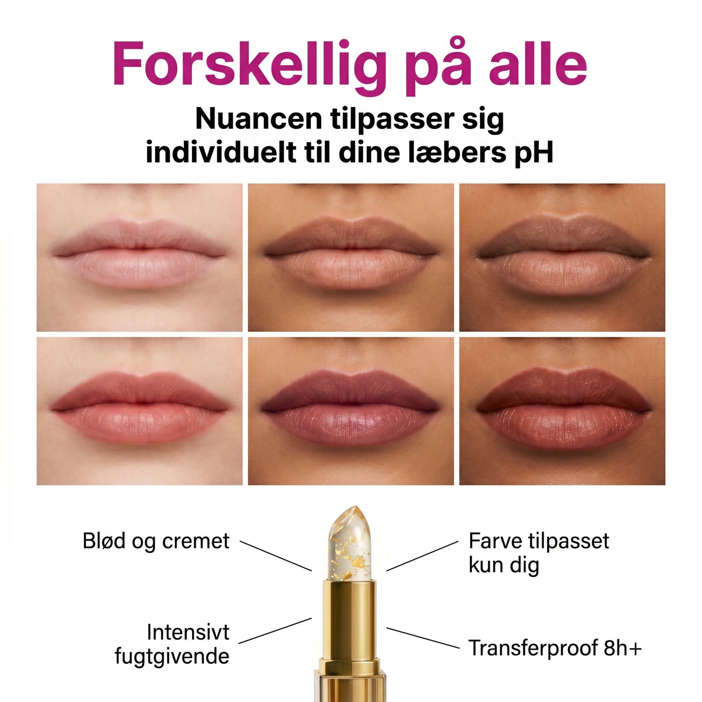 Rosélia™ Læbestiften, Der Skaber Din Perfekte Læbefarve