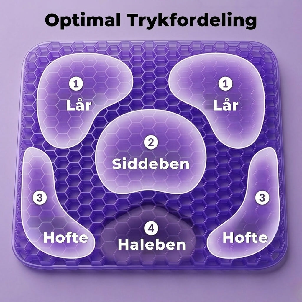 GelSupport™ - Ergonomisk Sædepude